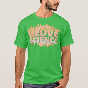 Camiseta l Amar la ciencia Diseños temáticos Tema Rojo