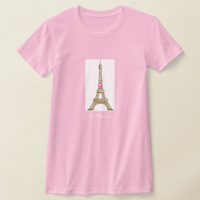 Camiseta L' Amour Eiffel Tower T Shirt (Distribución)