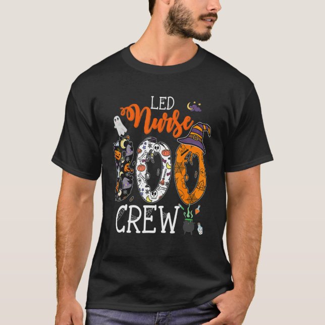 Camiseta L&D Nurse Boo Crew Halloween Labor & Delivery Nurs (Anverso)