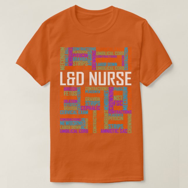 Camiseta L D Nurse Words (Diseño del anverso)