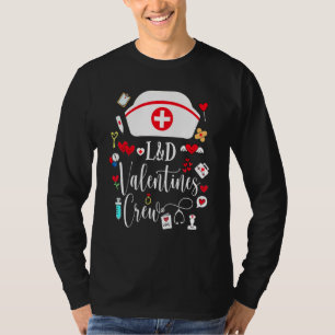 Camiseta L&d Valentines Enfermeras Día de San Valentín Labo