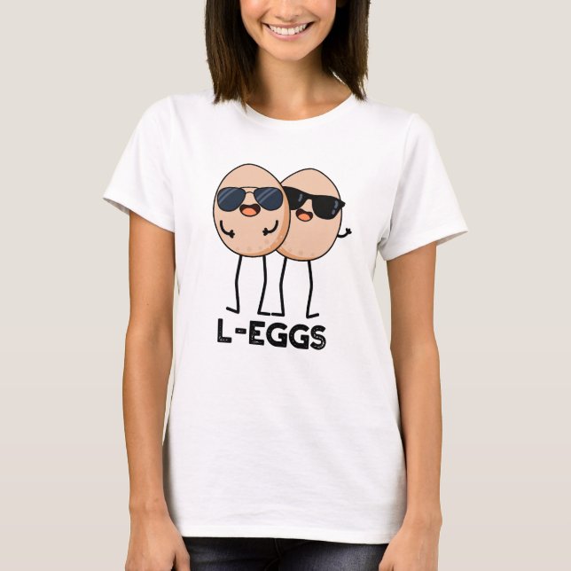 Camiseta L-egg Funny Egg Pun (Anverso)