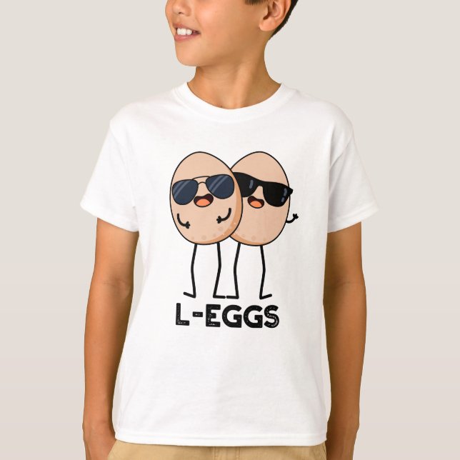Camiseta L-egg Funny Egg Pun (Anverso)