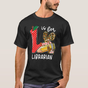 Camiseta L Es Para Bibliotecarios Feliz Primer Día Escolar 