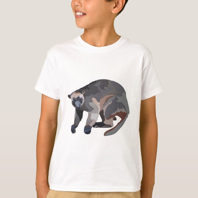 Camiseta L es para Lumholtz Tree Kangaroo (Anverso)