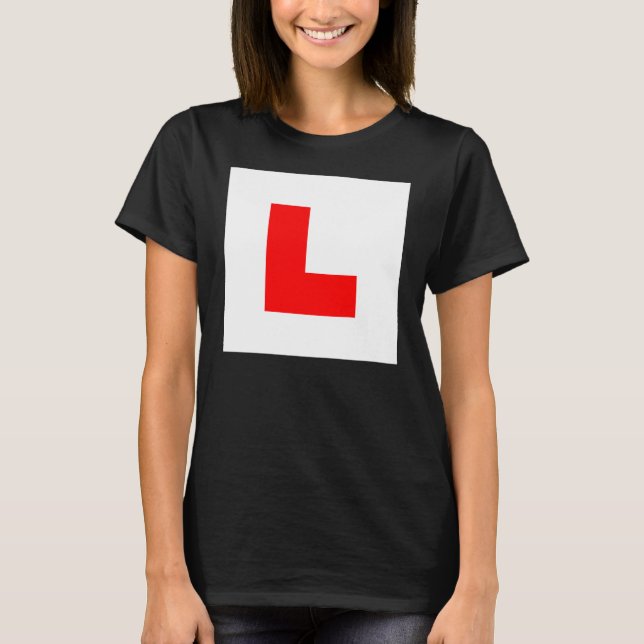 Camiseta L-Plate Learner Driver / Bachelorette Hen Night (Anverso)