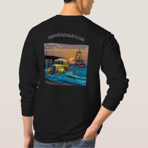 Camiseta L/S masculina con imagen de IslandDigital