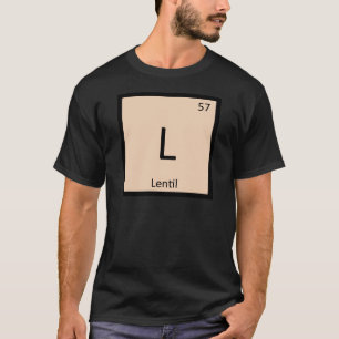 Camiseta L - Símbolo de tabla periódica de la química de la