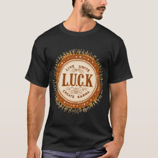 Camiseta L.U.C.K. Vive.Unifica, Crea. Karma