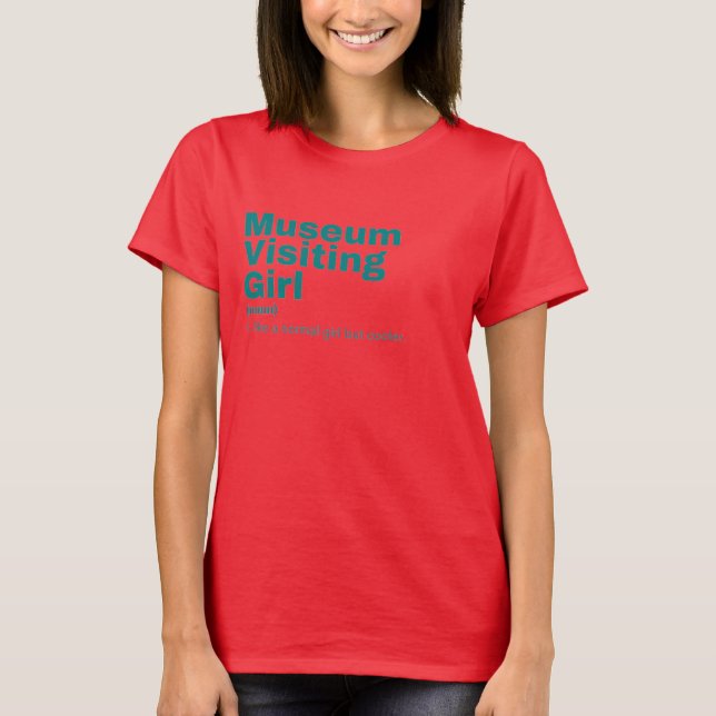 Camiseta l - Visitas a museos (Anverso)