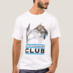 Camiseta La abeja con banderas azules