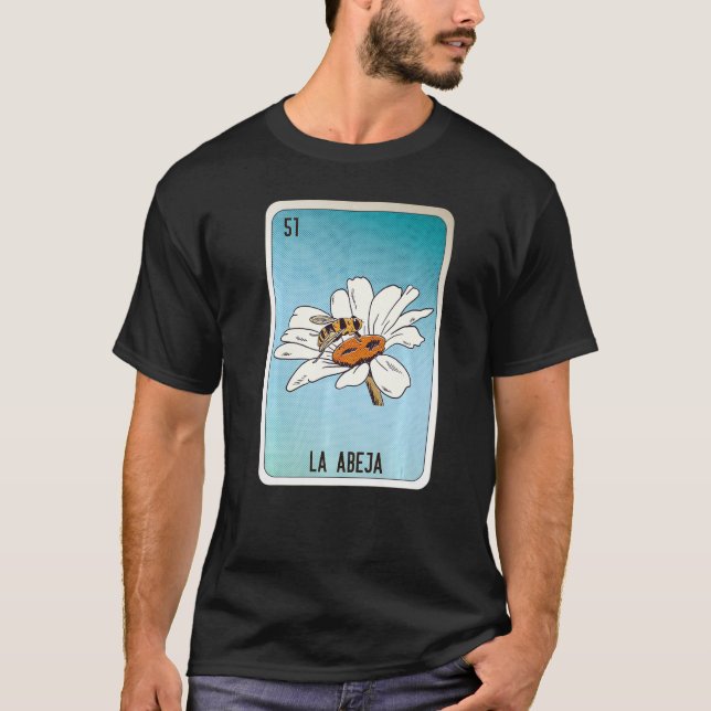 Camiseta La Abeja Lotería Mexicana (Anverso)