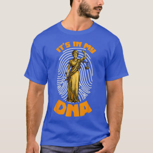 Camiseta La abogacía está en mi escuela de leyes de ADN div