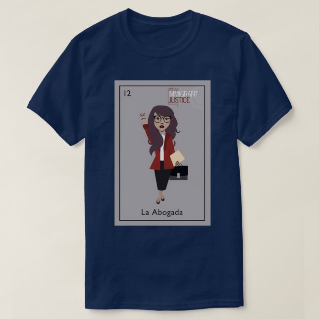 Camiseta La Abogada 2 (Diseño del anverso)