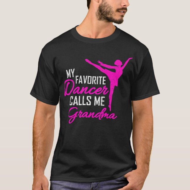 Camiseta La abuela bailarina dice amigos rodeo (Anverso)