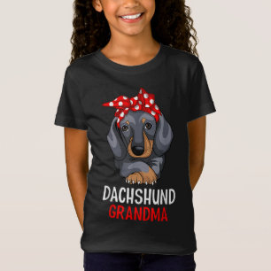 Camiseta La abuela de Dachshund Weenie Dog Lover Funny Wein