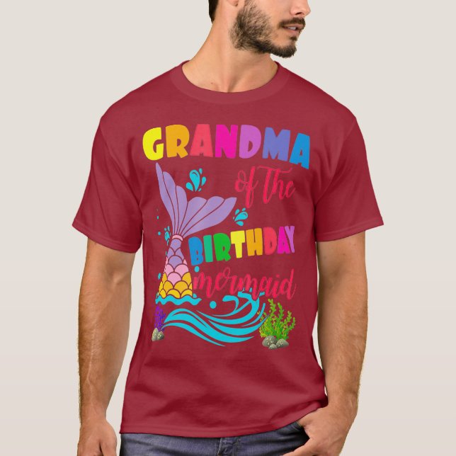 Camiseta La Abuela De La Familia Que Coincide Con La Sirena (Anverso)
