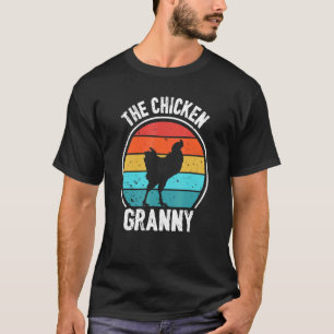 Camiseta La Abuela de Pollo Gallo Gallinero Diciendo Abuela