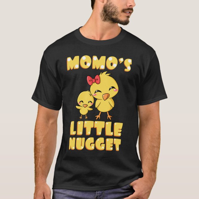Camiseta La abuela del amante de los pollos nugget de Momo (Anverso)