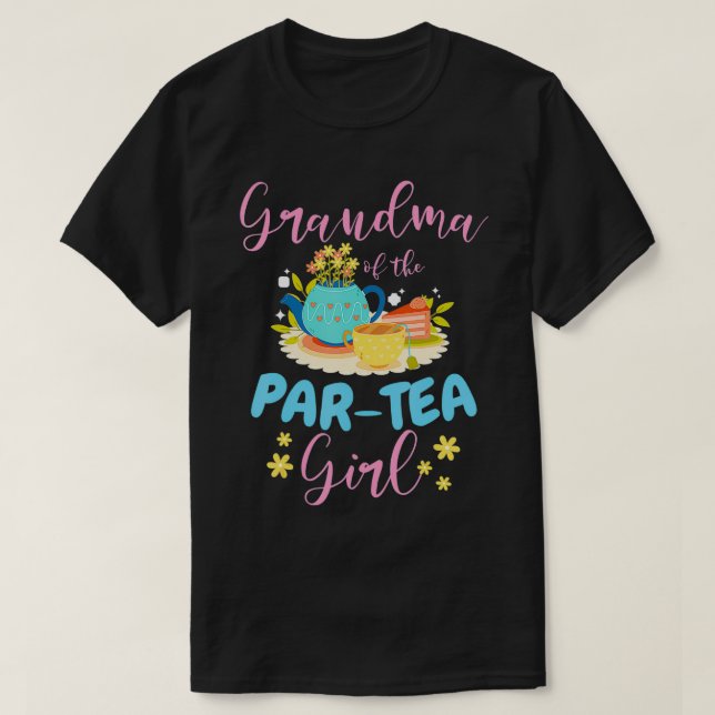 Camiseta La abuela del Chica del ParTea tuvo tiempo de ir a (Diseño del anverso)