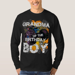 Camiseta La Abuela Del Monstruo Del Niño De Cumpleaños