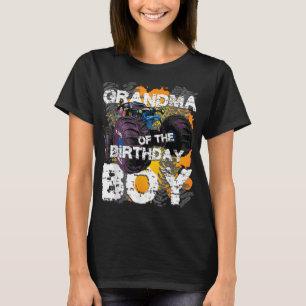 Camiseta La Abuela Del Monstruo Del Niño De Cumpleaños