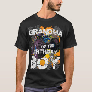 Camiseta La Abuela Del Monstruo Del Niño De Cumpleaños
