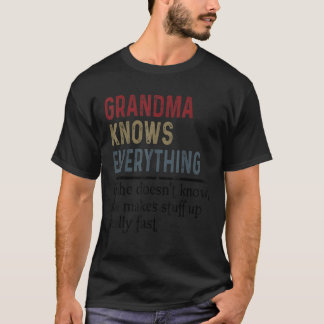Camiseta La abuela lo sabe todo si no sabe que hace
