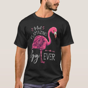 Camiseta La abuela más flamísta Gigi nunca Flamingo Cute