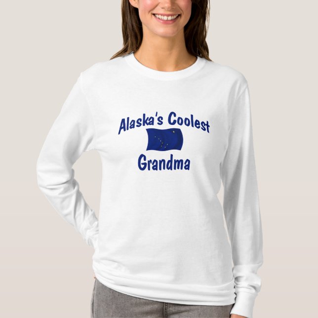 Camiseta La abuela más fresca de Alaska (Anverso)