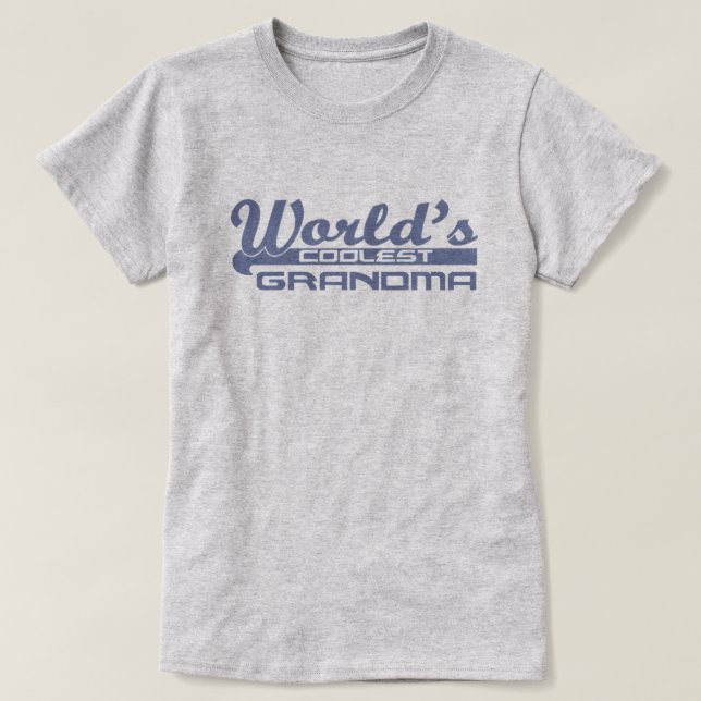Camiseta La abuela más fresca del mundo (Diseño del anverso)