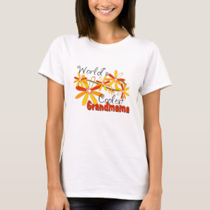 Camiseta La Abuela Más Genial del Mundo Floral