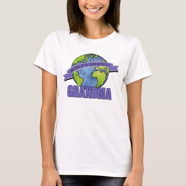 Camiseta La abuela más grande del mundo (Anverso)