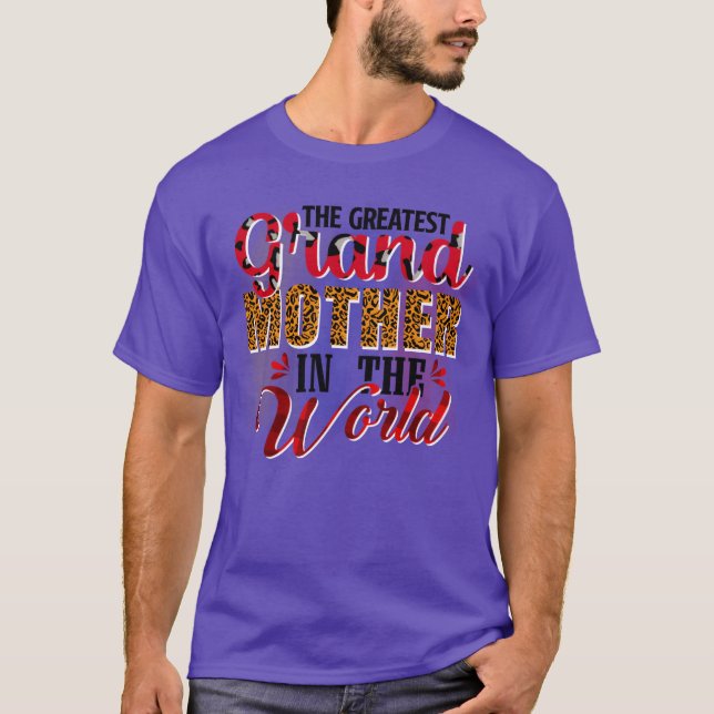 Camiseta La abuela más grande del mundo para la madre gif (Anverso)