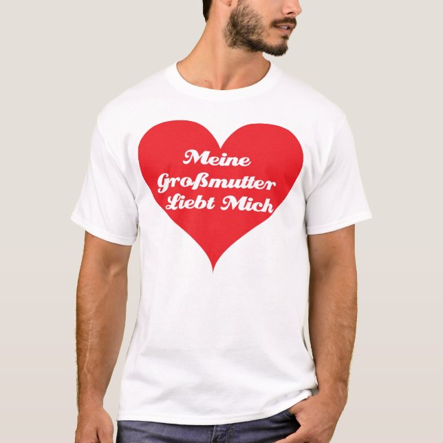 Camiseta La abuela me ama (el alemán) (Anverso)