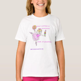 Camiseta La abuela norteamericana Ballerina escurrió la cim