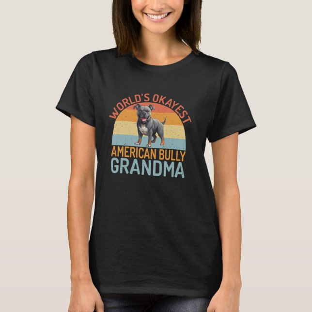 Camiseta La abuela norteamericana búlgara más elegante del  (Anverso)
