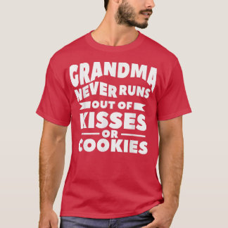 Camiseta La Abuela Nunca Se Queda Sin Besos O Galletas