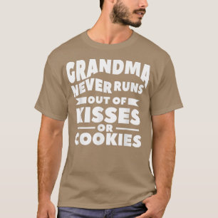 Camiseta La Abuela Nunca Se Queda Sin Besos O Galletas