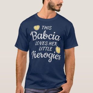 Camiseta La abuela polaca Babcia ama al pequeño Pierogie
