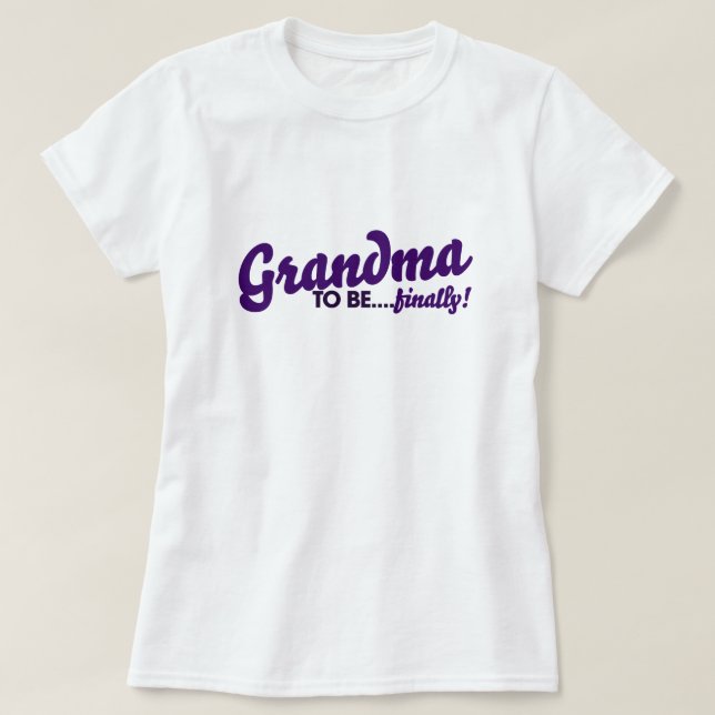 Camiseta La abuela por fin (Diseño del anverso)