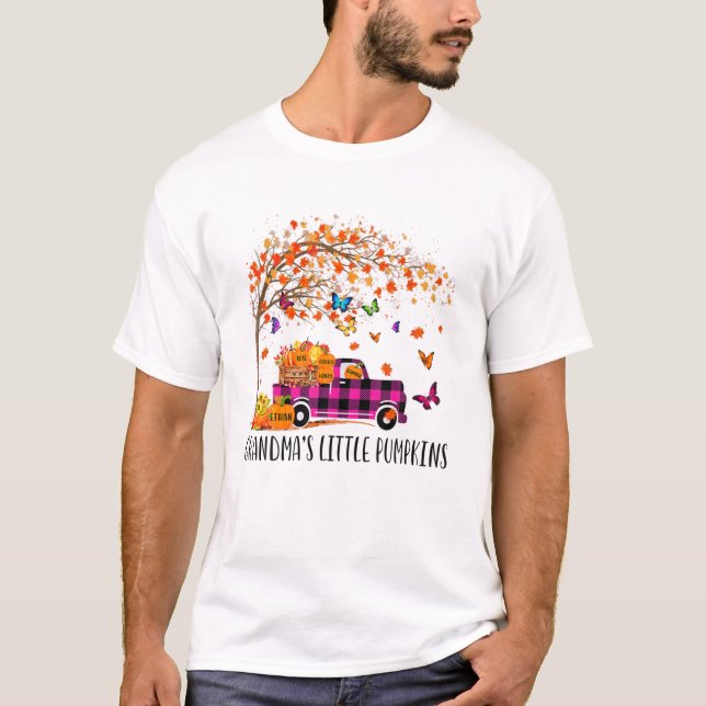 Camiseta La abuelita de las calabazas de la abuela cae en o (Anverso)
