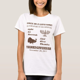 Camiseta La acción de gracias resuelve Jánuca