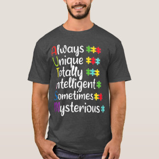 Camiseta La aceptación de la conciencia del autismo es buen