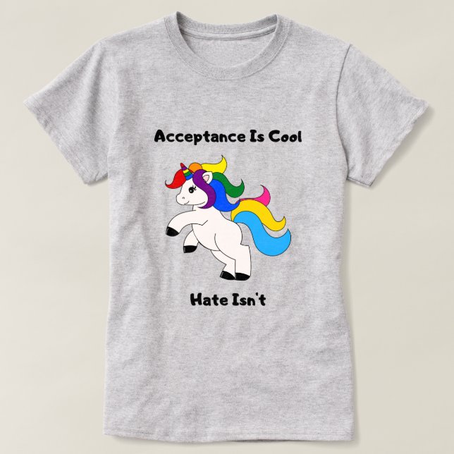 Camiseta La aceptación es genial (Diseño del anverso)