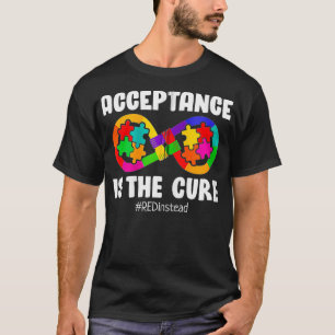 Camiseta La Aceptación Es La Cure Autism Awareness Zip
