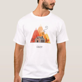 Camiseta La acogedora cabaña en las montañas