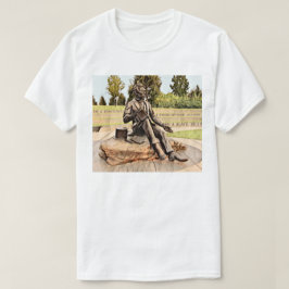 Camiseta La acuarela de la estatua monumental de Lincoln de