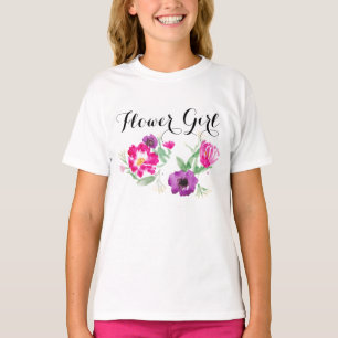 Camiseta La acuarela del florista florece T