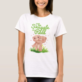 Camiseta La acurrucarse es un abrazo de oso muy lindo